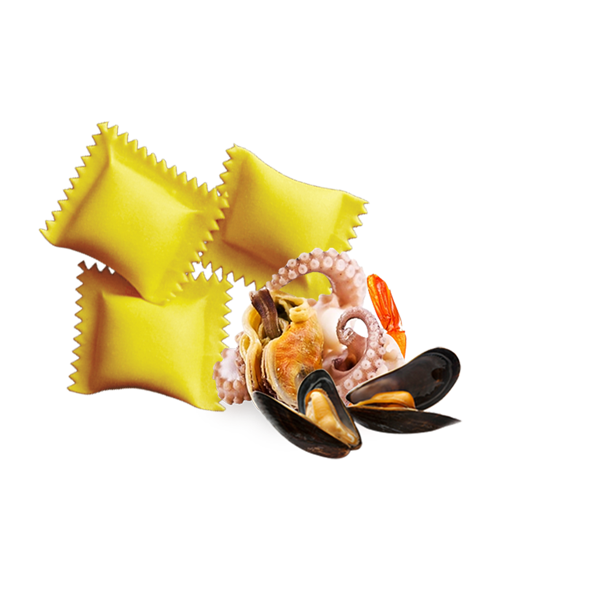 Ravioli Seafood 500 Gr