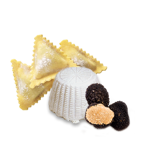 Triangle Ravioli Black Truffle & Ricotta Cheese 500 Gr
