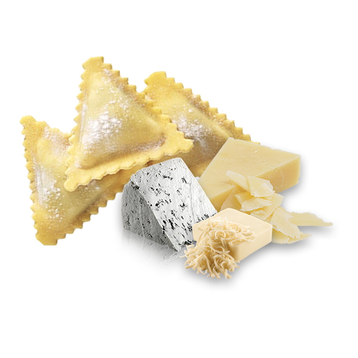 Triangle Ravioli Mix Cheese 5 KG