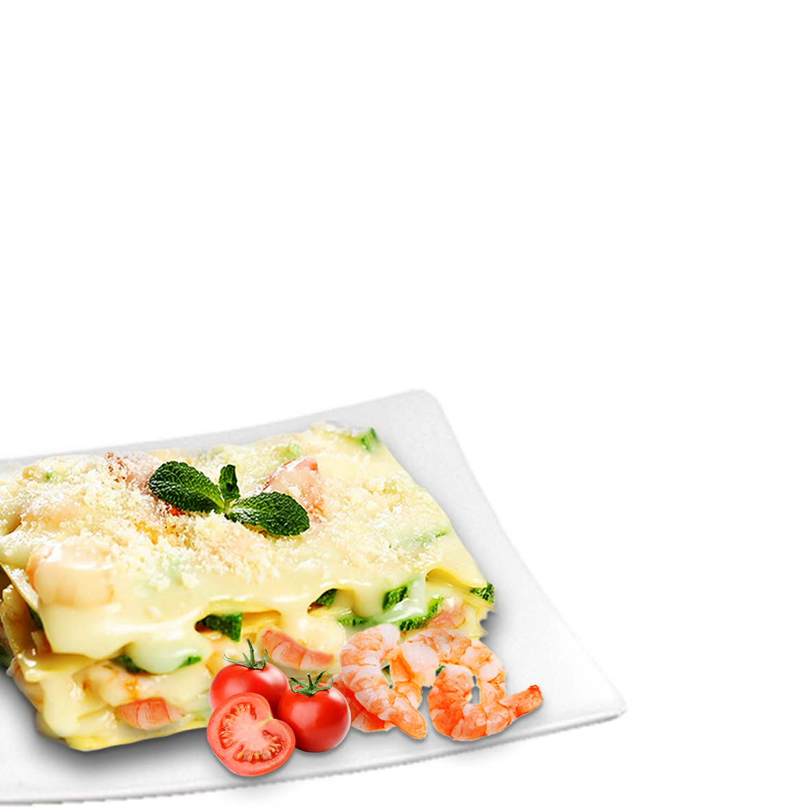 Lasagna Shrimps & Zucchini 300 Gr